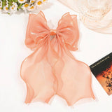 SHINY SILK RIBBON BOW HAIRPIN_CWAHA1631