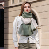 DOUBLE SIDED CRINKLE SCARF ELEGANT WINTER WRAP_CWASC0208