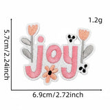 PERSONALIZED COLORFUL ENGLISH EMBROIDERY PATCH_CWMM4029