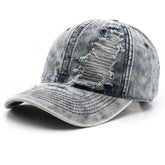 Vintage Washed Hole Baseball Cap For Men Women_Cwah0907