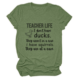 Womens Teacher Life I Dont Funny Tee_Cwttsl0487