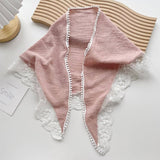 Versatile Lace Patchwork Triangle Scarf_Cwasc0742