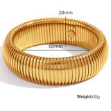 FASHIONABLE SMOOTH SPRING BRACELET FOR WOMEN_CWMM3123