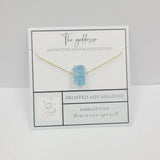 NATURAL STONE PENDANT NECKLACE WITH CARD_CWAJE1049