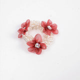 ELEGANT PEARL ORGANZA HAIR TIE FOR WOMEN_CWAHA6870