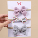 CORDUROY BOW BABY HEADBAND SET FOR GIRLS_CWAHA6751