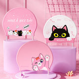 GIRLS SWIM CAP SILICONE WATERPROOF CUTE EAR COVER_CWMM6722