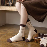 NEW AUTUMN MAILLARD CARTOON CUTE PUPPY SOCKS_CWMS1368
