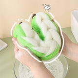 BATH POUF DOUBLE LAYER LARGE THICK LONG BATH BALL_CWMM3367
