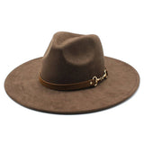 LEISURE OUTDOOR FELT HAT HAT JAZZ HAT_CWAH0845