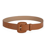 Women New Fashion Buckle Simple Belt_Cwabe0369