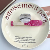 CREATIVE BASEBALL ACETATE CLAW CLIP CUTE FUN_CWAHA5832