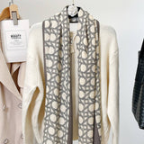 Velvet Scarf Fall/Winter Floral Wrap For Women_Cwasc0898