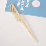 ACETATE LONG HANDLE COMB ELEGANT RETRO HAIR BRUSH_CWMM6430