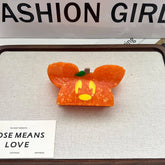 PUMPKIN WITCH HAT HAIR CLAW MEDIUM ACETATE CLIP_CWAHA5712