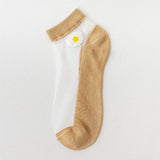 SUMMER WOMENS BREATHABLE PRINT SHEER SOCKS_CWMS0408