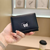 New Fresh Bow Mini 3-Fold Wallet For Women_Cwab06245