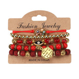 BOHEMIAN ELEPHANT LAYERED BRACELET_CWAJE2218