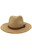 BELT BAND TRENDY STRAW HAT_CWAH108