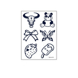 GARDENIA BLUE JUICE TATTOO STICKERS WATERPROOF_CWMM8359