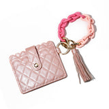MACARON WALLET WITH ACRYLIC CLASP KEYCHAIN_CWAB4962