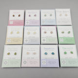 NATURAL STONE FOUR CLAW EARRINGS_CWAJE1070