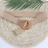 Cwabe1176_Round Wooden Buckle Pp Straw Woven Belt