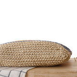 FOREST RAINBOW STRIPED STRAW SHOULDER BAG_CWAB2013