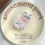 BOW CAT ACETATE HAIR CLAW CUTE SHARK CLIP FOR BUN_CWAHA5823