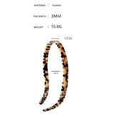 3MM ACETATE HAIR BAND WAVE THIN HEADBAND_CWAHA4353