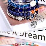 BOHEMIAN SHELL CREATIVE GLASS BEAD BRACELET_CWASC0697