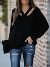 Pullover Temperament Commuter V-Neck Sweater