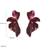 Baroque Petal Layered Earrings Vintage Style_Cwaje05873