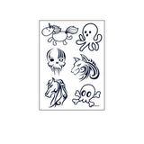 GARDENIA BLUE JUICE TATTOO STICKERS WATERPROOF_CWMM8359