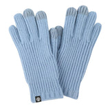 SOLID COLOR VERTICAL STRIPED TOUCH SCREEN GLOVES_CWAG0386