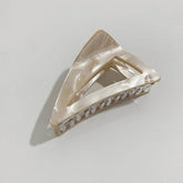 Hollow Triangle Light Luxury Temperament Hairpin