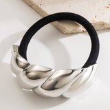 MINIMALIST METAL GEOMETRIC ELASTIC HAIR TIE_CWAHA6188