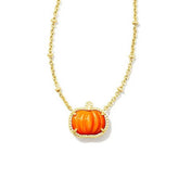 New Personalized Pumpkin Texture Necklace_Cwmm3792