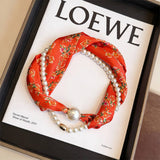 Skinny Silk Neck Scarf For Shirts_Cwasc03935