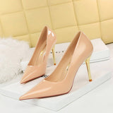 SIMPLE SHALLOW POINTED TOE HIGH HEELS_CWSHH0063