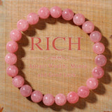 Crystal Natural Stone Beaded Bracelet Unisex_Cwmm11267