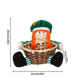 St. Patricks Day Party Gnome With Basket Doll_Cwmm3438