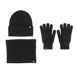 Windproof Warm Hat Scarf Gloves Three-Piece Set_Cwmm2781