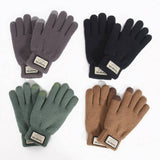 OUTDOOR LEISURE PLUS VELVET WARM KNITTED GLOVES_CWAG0132