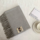 SOLID COLOR FAUX CASHMERE SCARF WINTER WRAP_CWASC2303