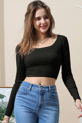 Women Slim Solid Blouse_Cwttl1416