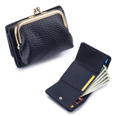 MINI LEATHER TRI FOLD PURSE LARGE CAPACITY_CUAB00379