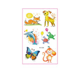 FOREST ANIMAL TATTOO STICKERS WATERPROOF_CWMM8269
