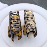 ACETATE LEOPARD HAIR CLAW HOLLOW TORTOISE CLIP_CWAHA2608