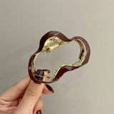 Niche Retro Cloud Solid Color Hair Clip_Cwaha1283